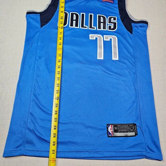 Dallas Mavericks #77 Luka Doncic 5 Miles Stitched Jersey Nike Size 50 (XL) - Picture 8 of 8